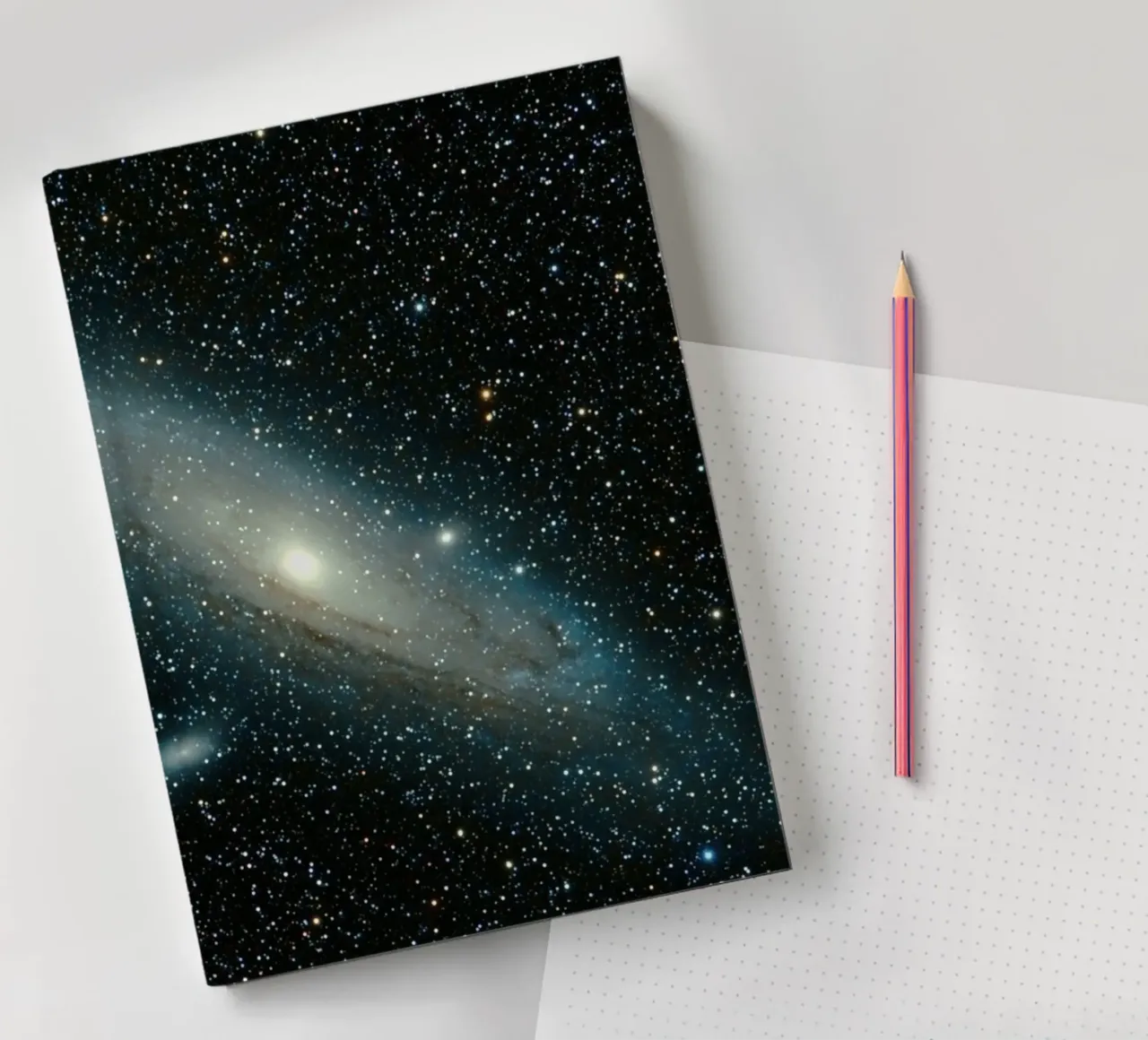 galaxy space stars notebook by space words