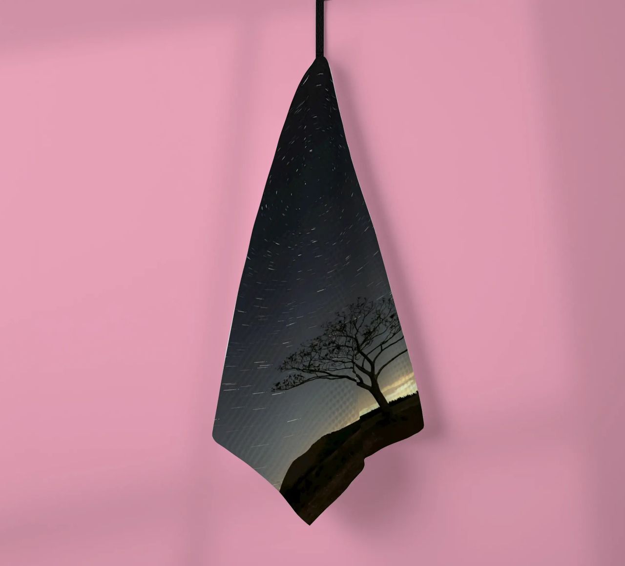 silhouette albero in timelapse canovaccio da cucina da space words