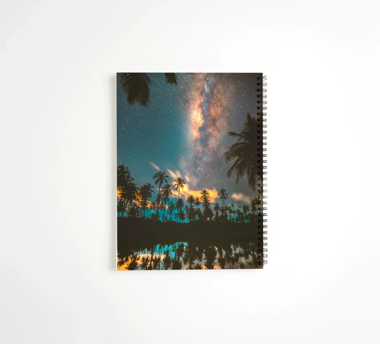blue sky twilight spiral notebook by space words