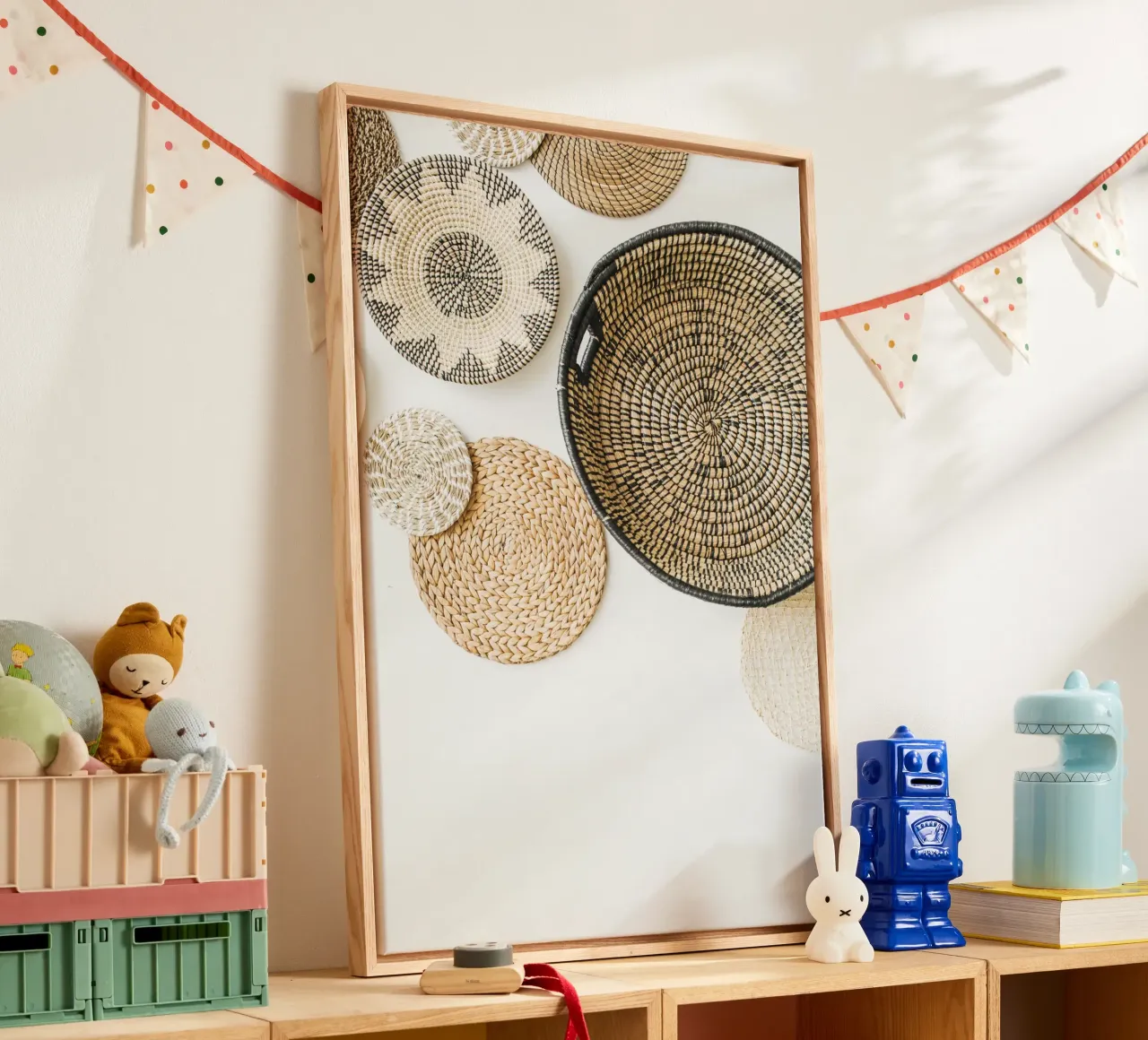 Quiete rustica tela con Cornice a cassetta da PhotoVibe Decor