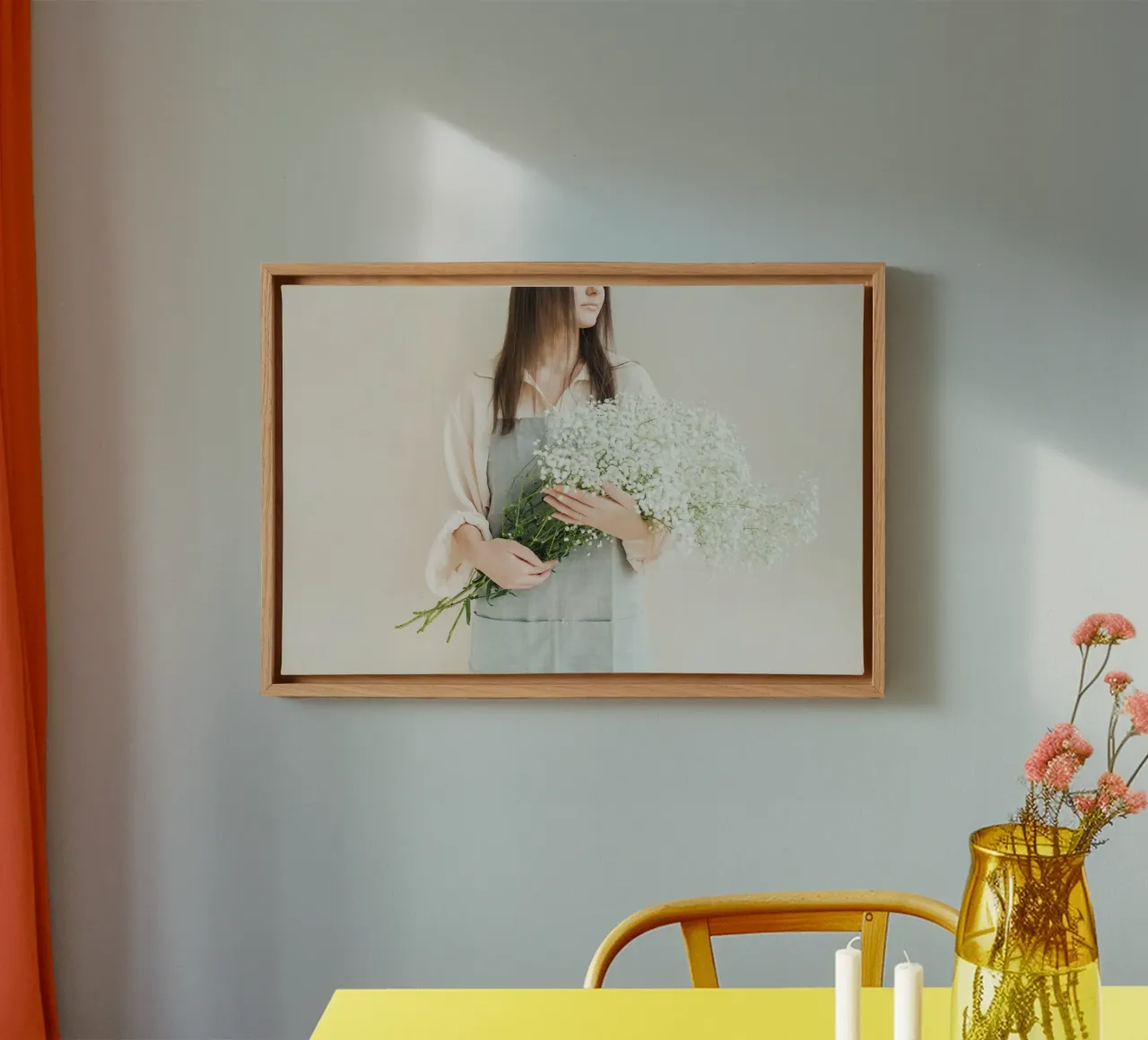 Quiete rustica tela con Cornice a cassetta da PhotoVibe Decor