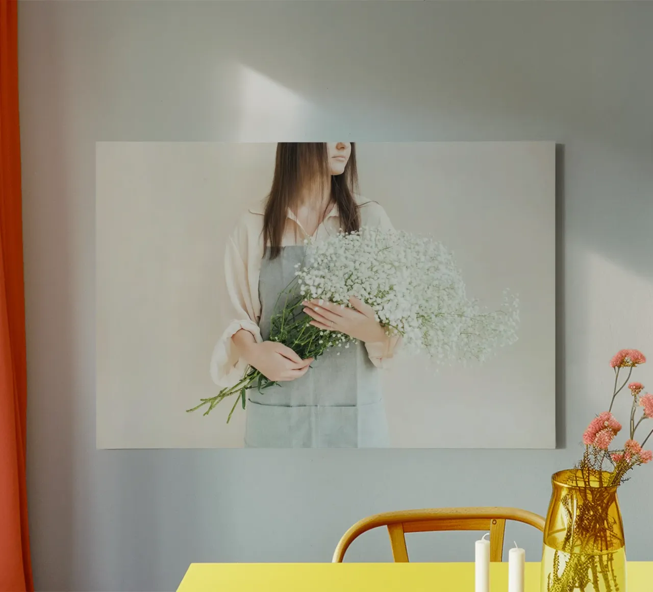 Quiete rustica tela con Cornice a cassetta da PhotoVibe Decor