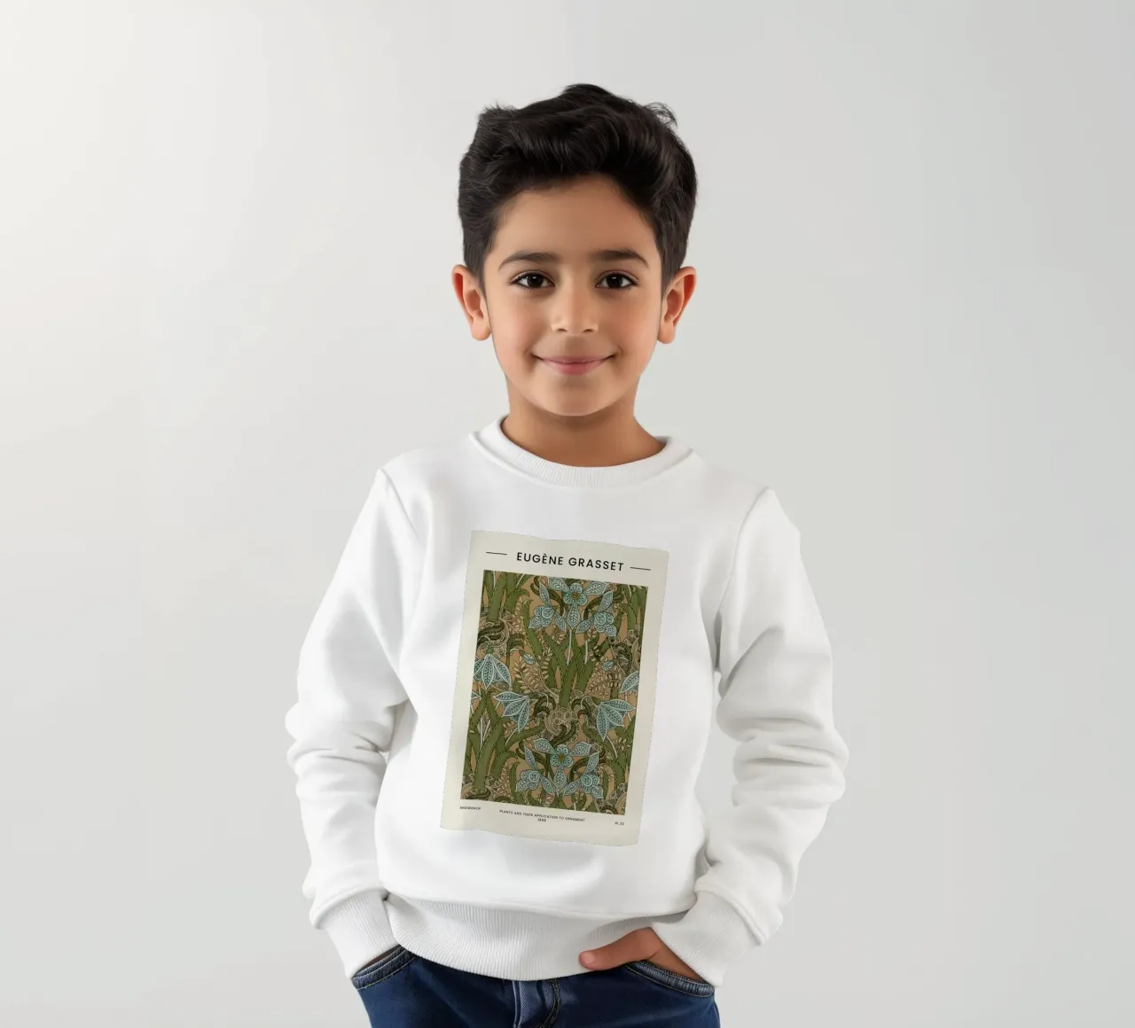Grasset - Snowdrop felpa bambino da Vintage by JUNIQE