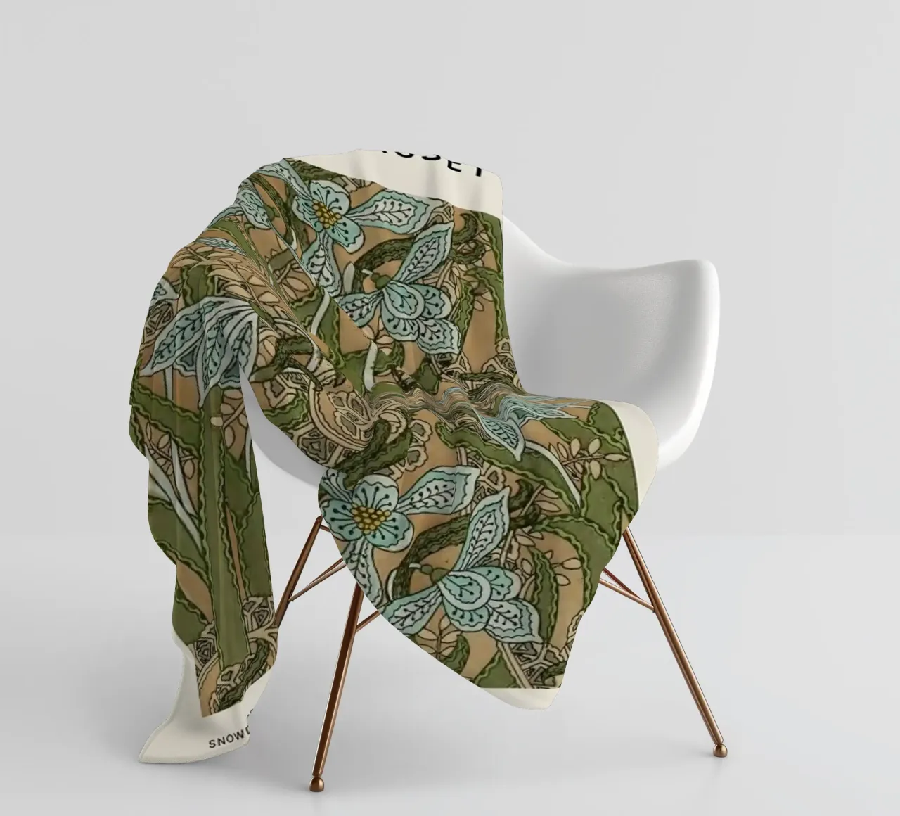 Grasset - Snowdrop coperta in pile da Vintage by JUNIQE