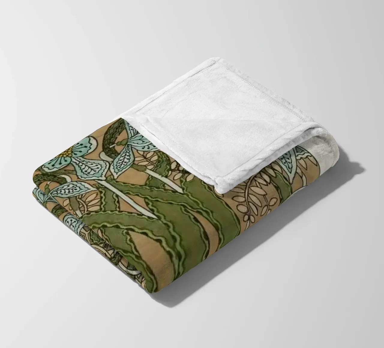 Grasset - Snowdrop coperta in pile da Vintage by JUNIQE