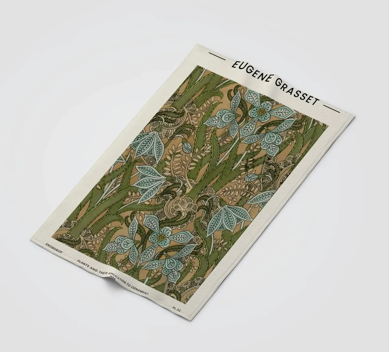 Grasset - Snowdrop coperta in pile da Vintage by JUNIQE