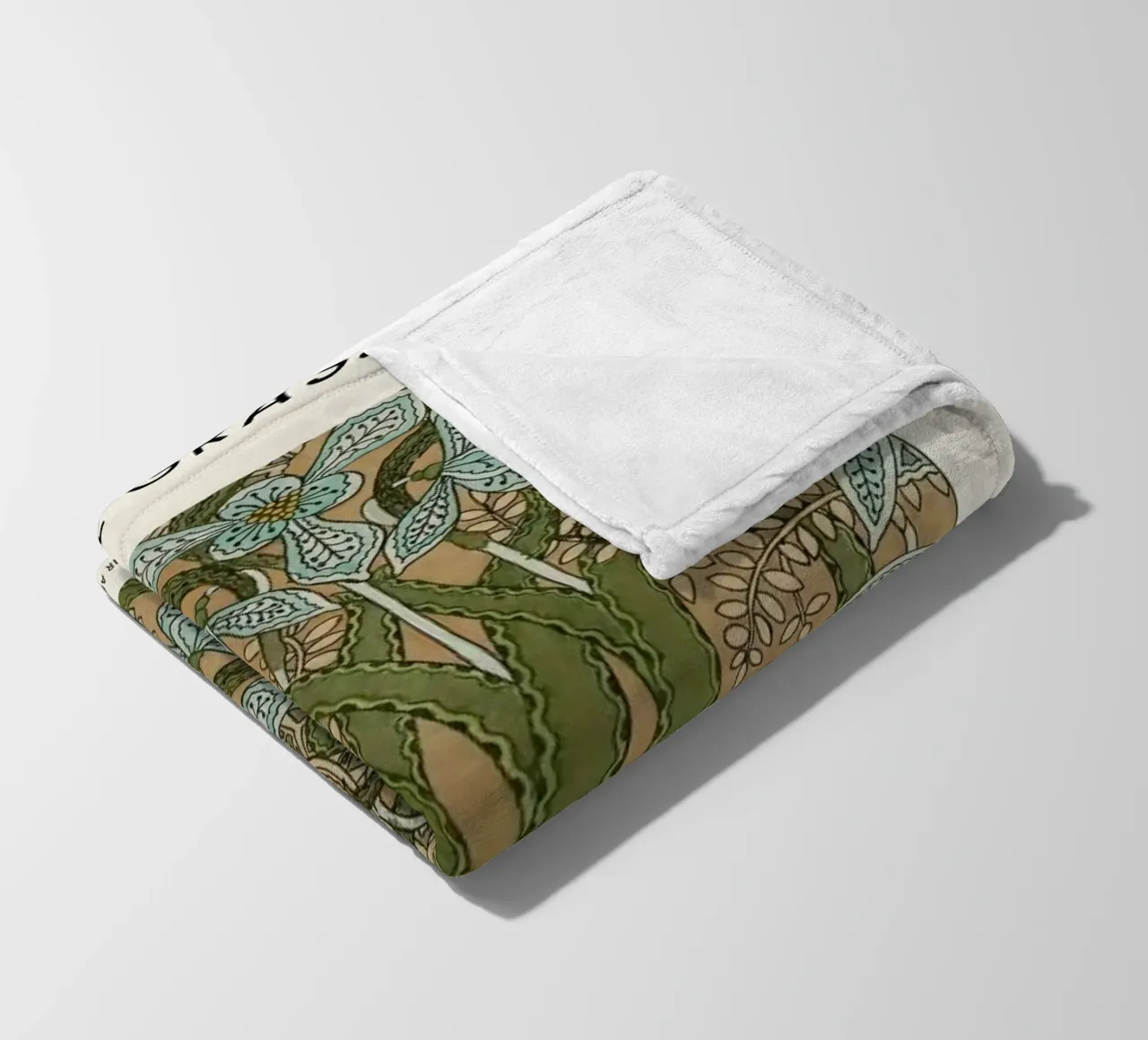 Grasset - Snowdrop coperta in pile da Vintage by JUNIQE