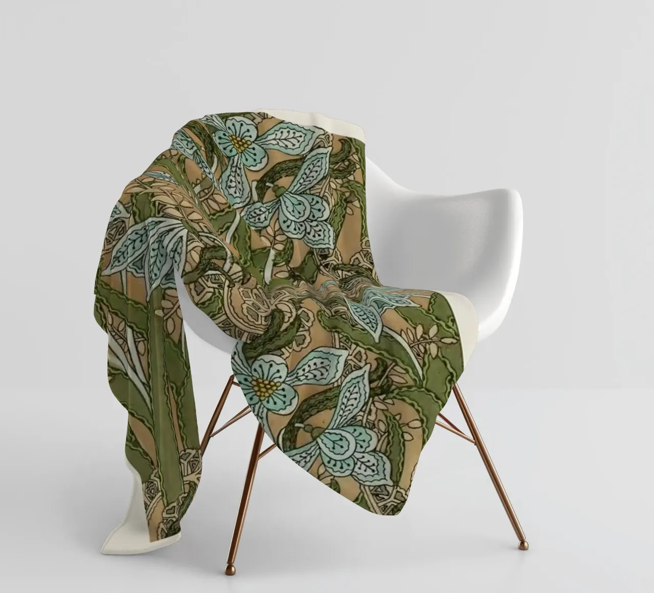Grasset - Snowdrop coperta in pile da Vintage by JUNIQE