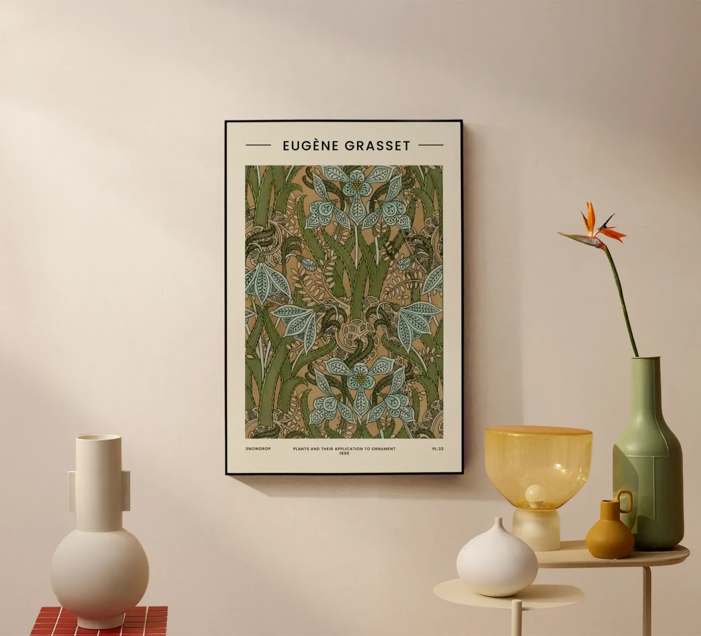 Grasset - Snowdrop plexiglass da Vintage by JUNIQE