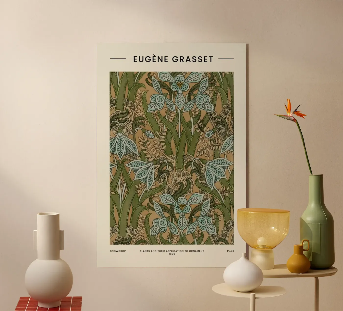 Grasset - Snowdrop plexiglass da Vintage by JUNIQE