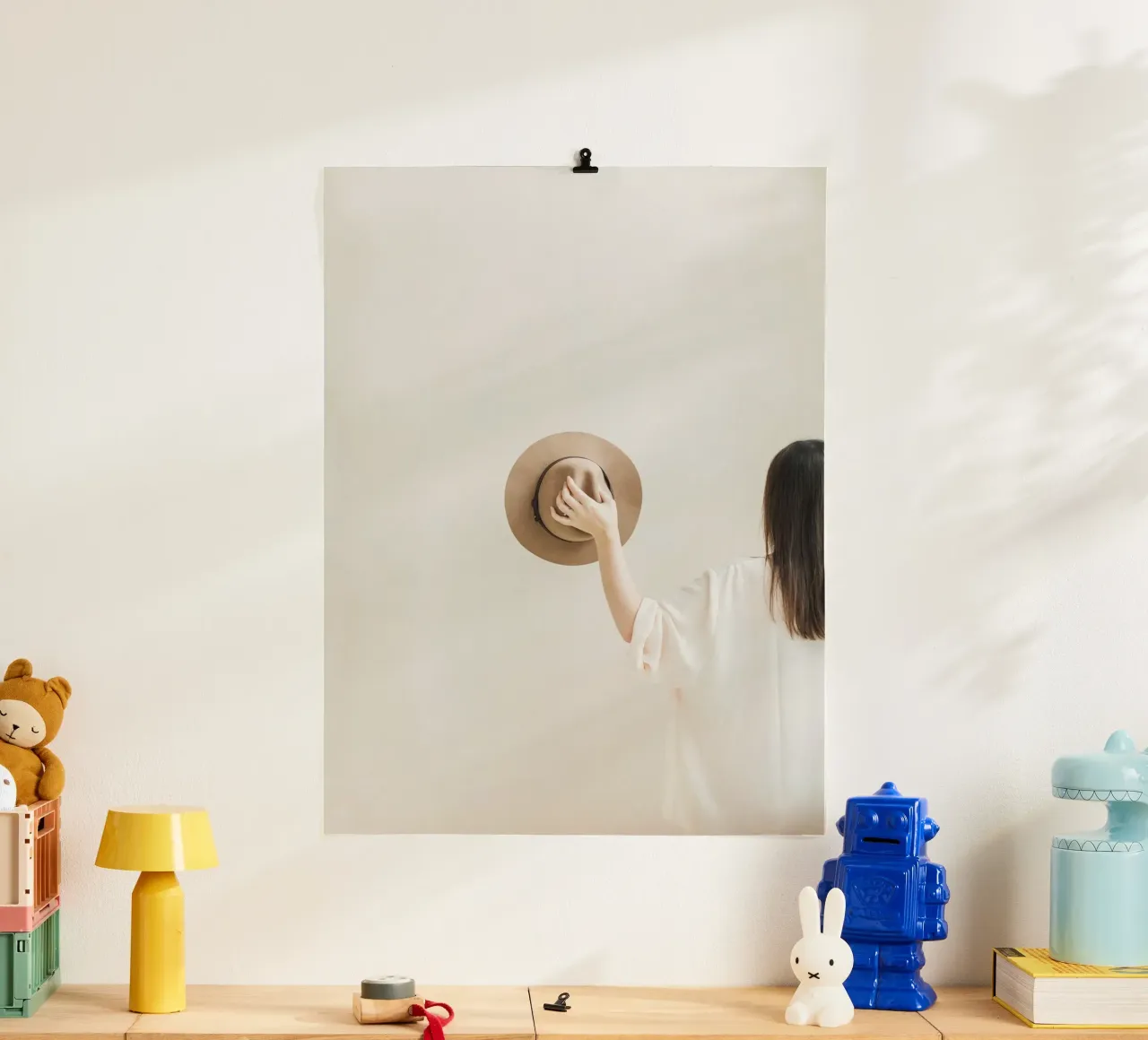 Quiete rustica poster con telaio in alluminio da PhotoVibe Decor
