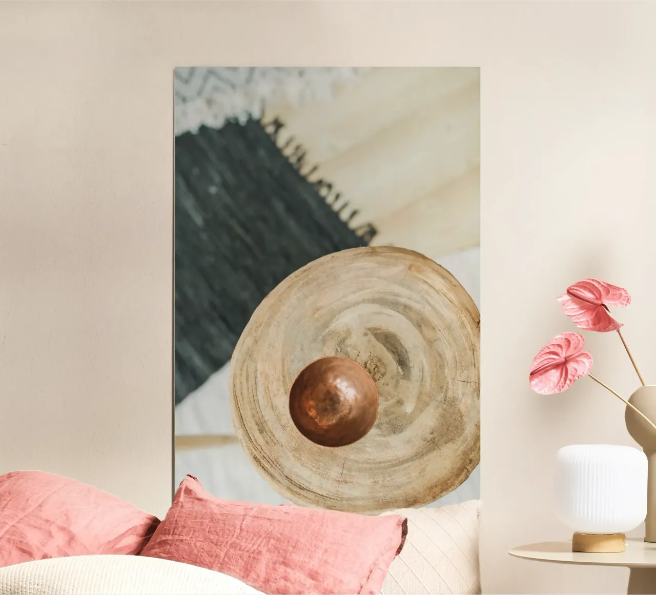 Quiete rustica poster con telaio in legno da PhotoVibe Decor