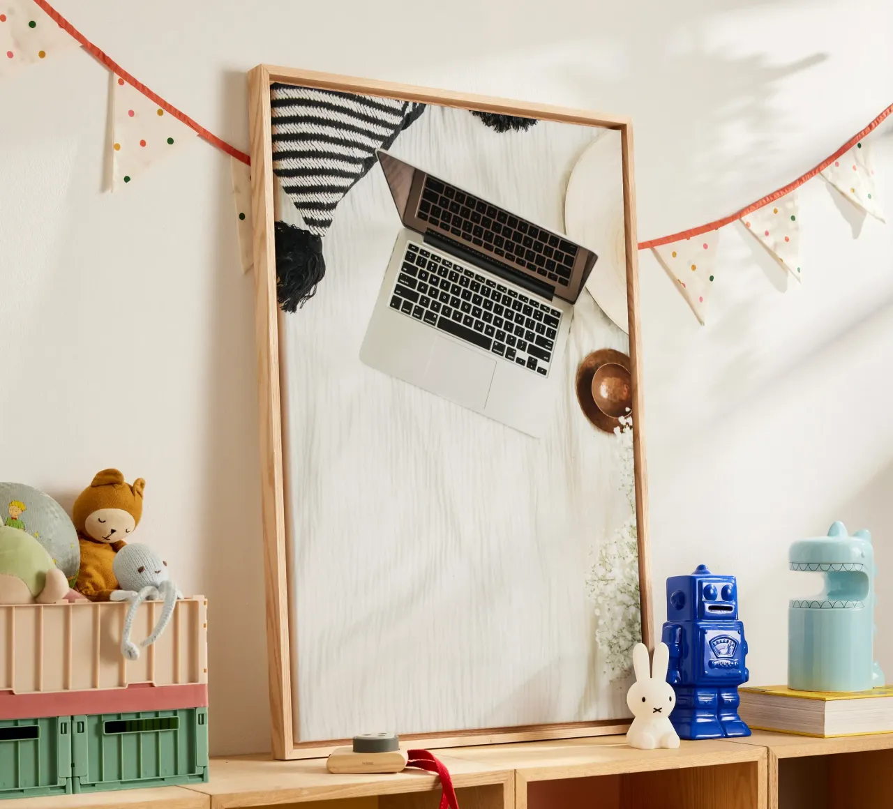 Quiete rustica tela con Cornice a cassetta da PhotoVibe Decor