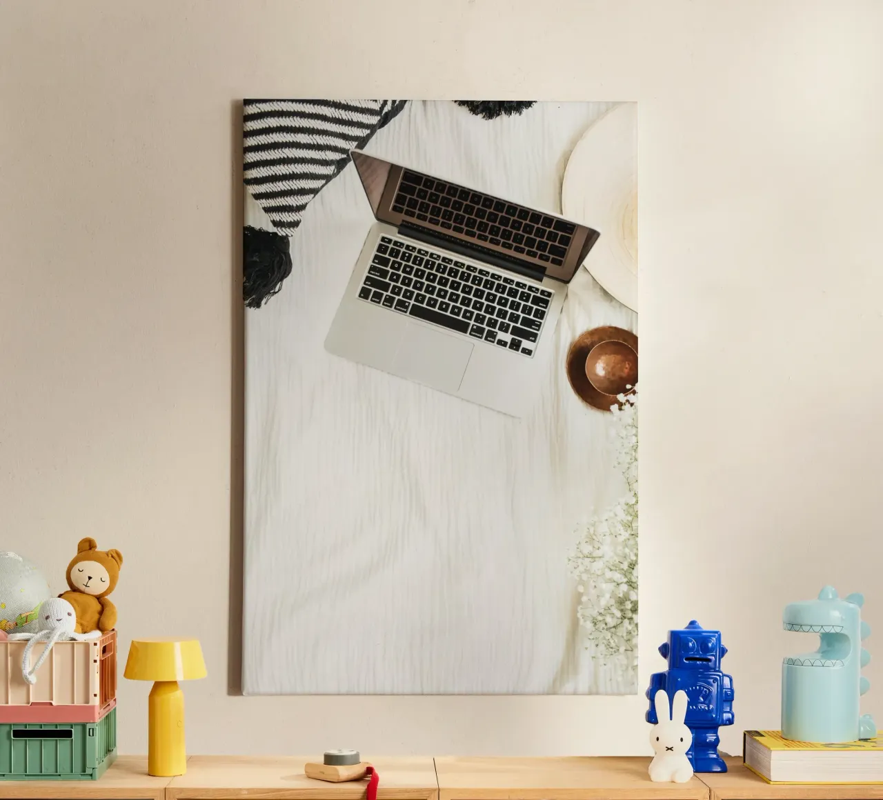 Quiete rustica tela con Cornice a cassetta da PhotoVibe Decor