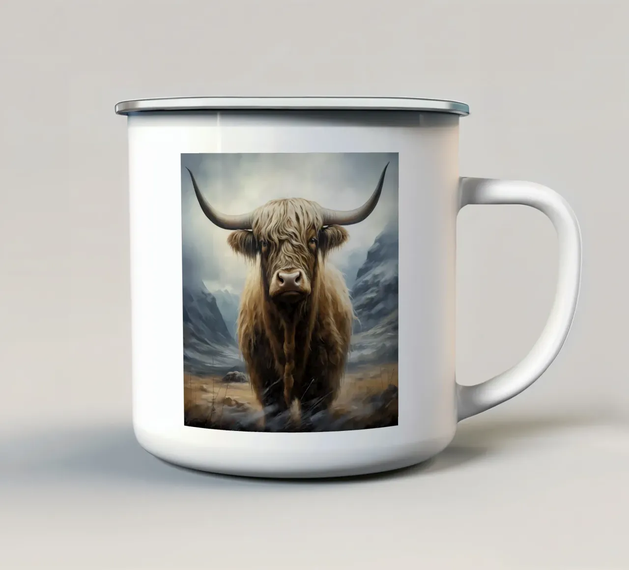 Arte da parete di Imagine tazza in smalto da Imagine