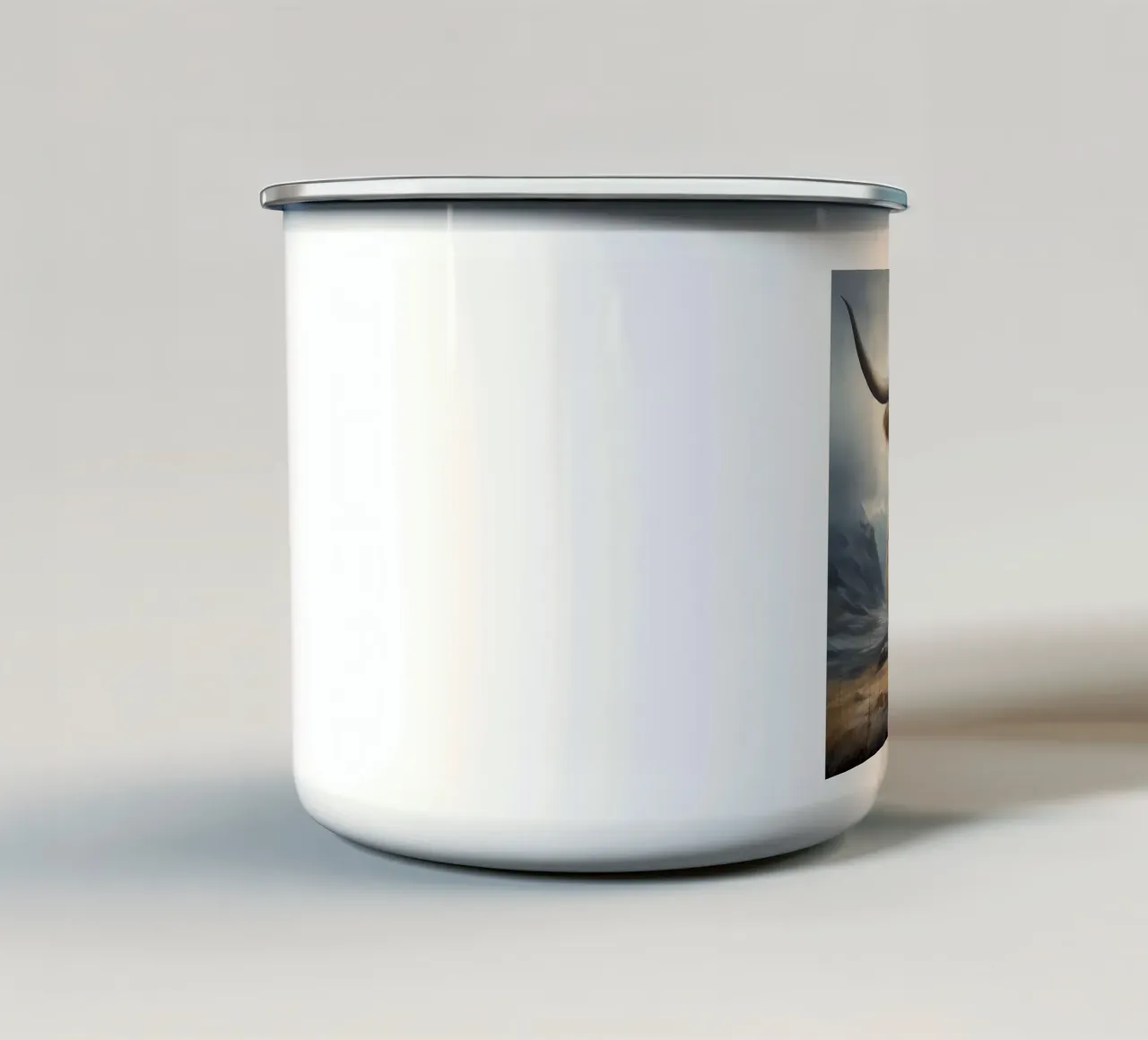 Arte da parete di Imagine tazza in smalto da Imagine