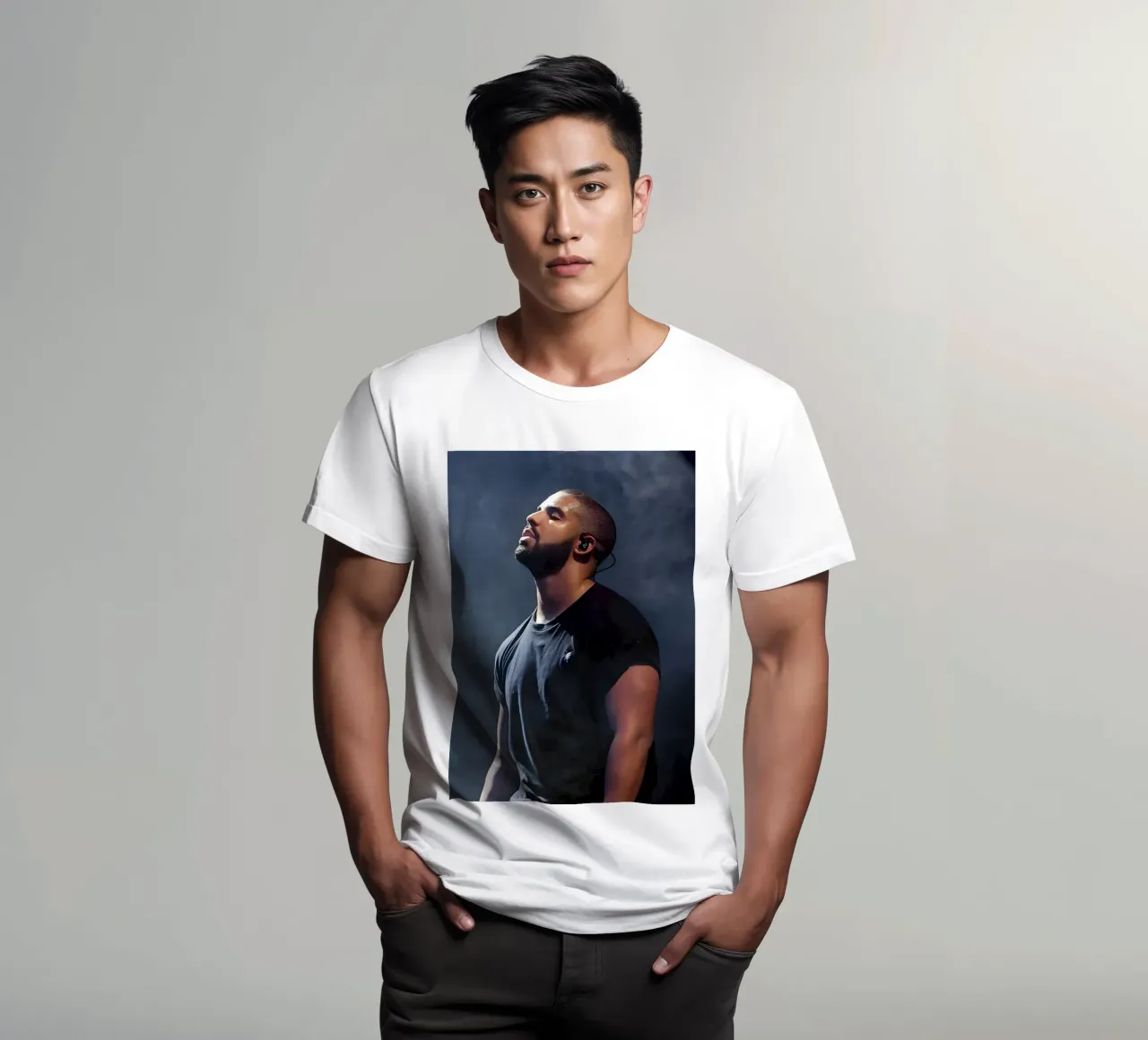 Drake t-shirt da Low poly art