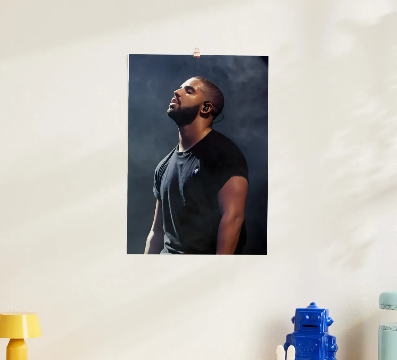 Drake carta hahnemühle da Low poly art