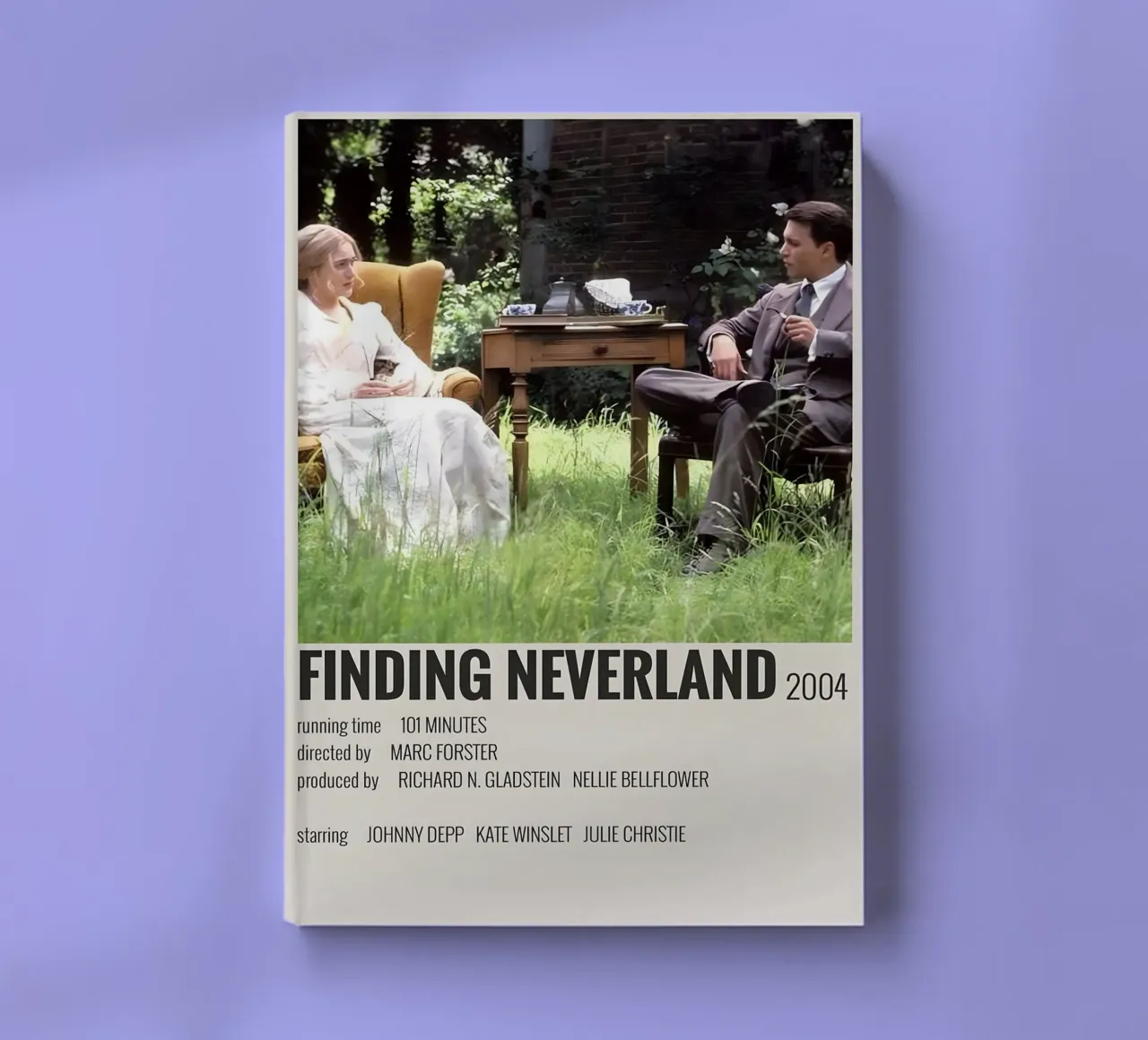 FINDING NEVERLAND 2004 notebook by MVFminimalist