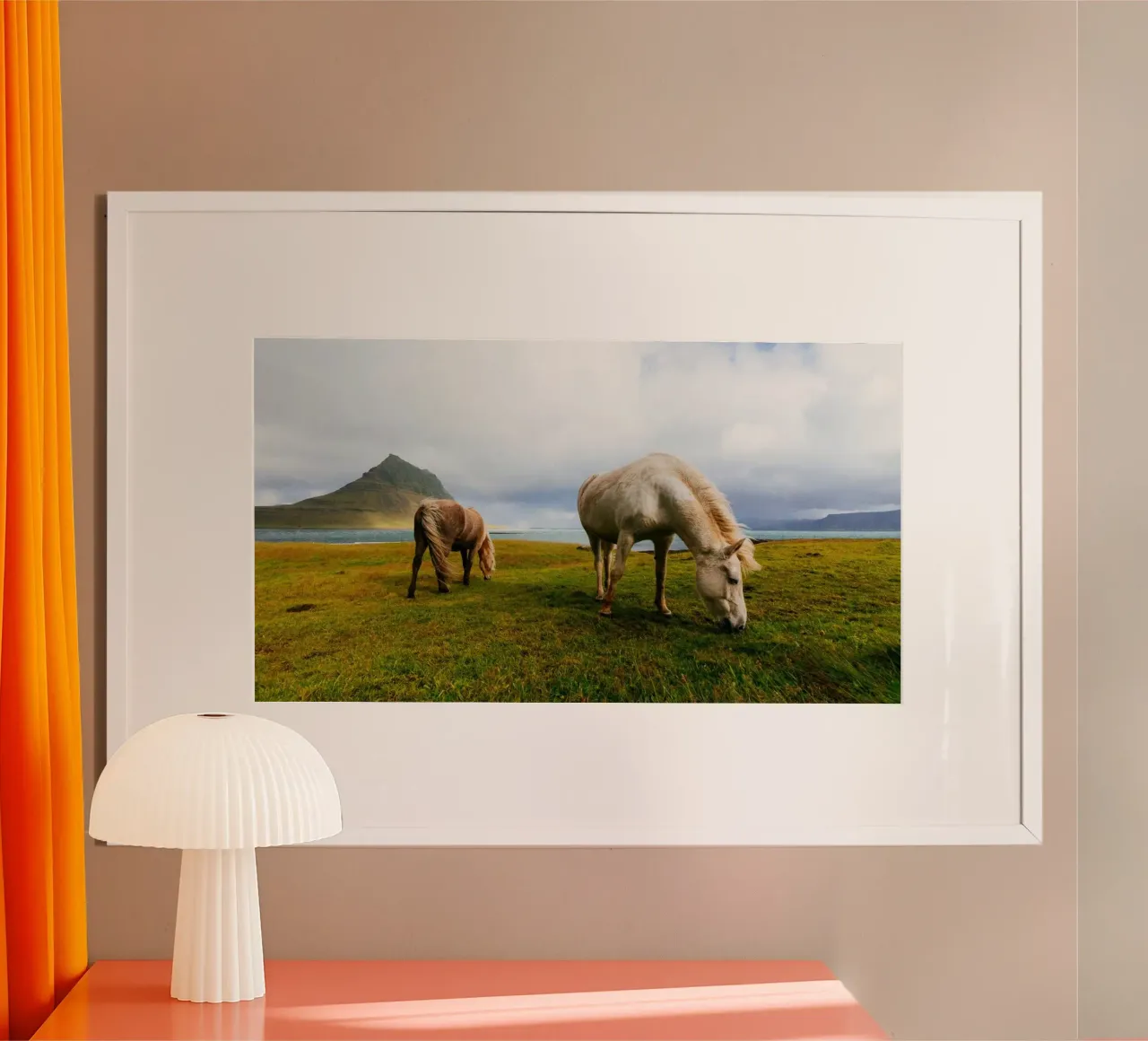 Nutztier Pferd Poster von Horsire