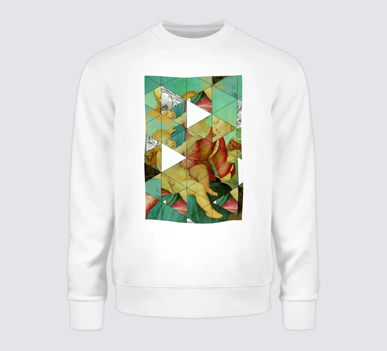 Raphael´s Mother&Child get mixed sweatshirt by Marko Köppe