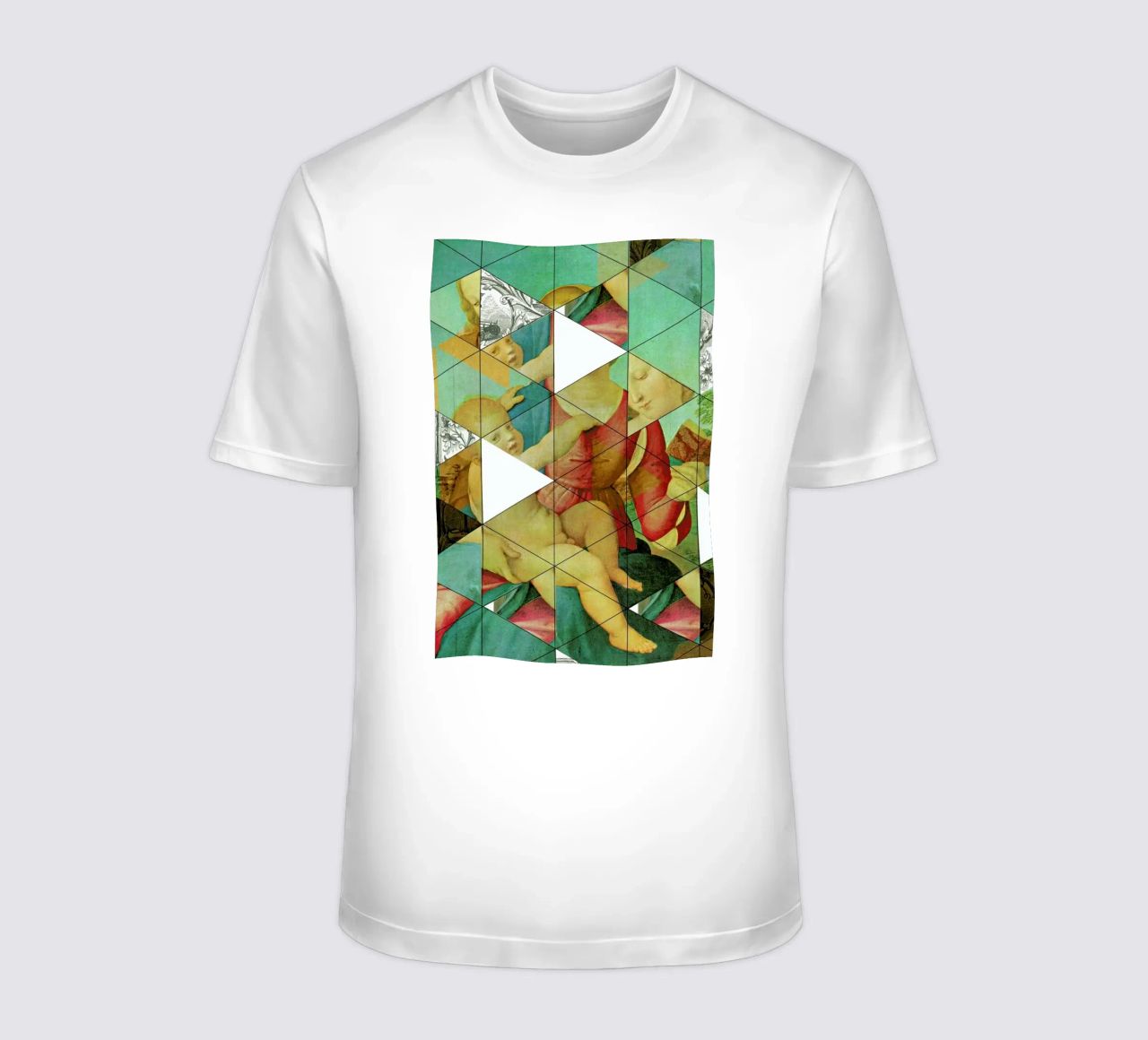 Raphael´s Mother&Child get mixed t-shirt by Marko Köppe