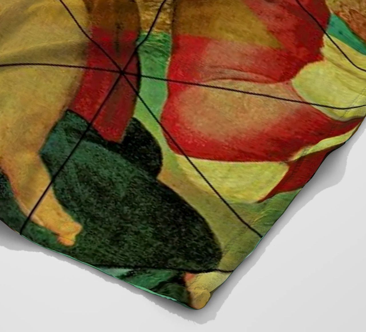 Raphael´s Mother&Child get mixed fleece blanket by Marko Köppe