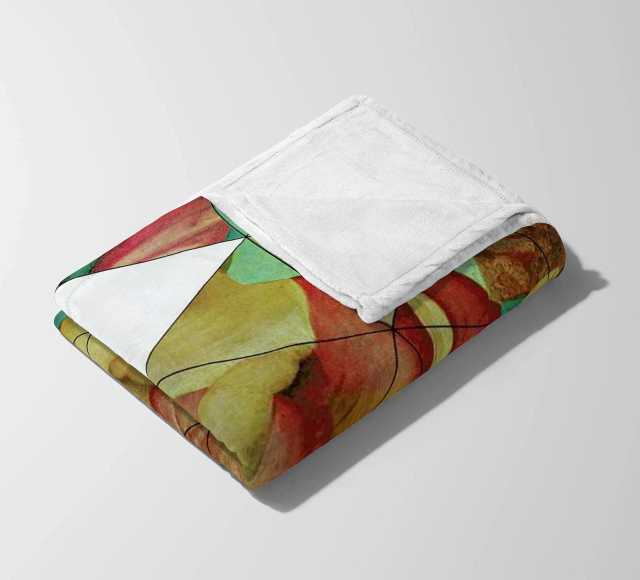 Raphael´s Mother&Child get mixed fleece blanket by Marko Köppe