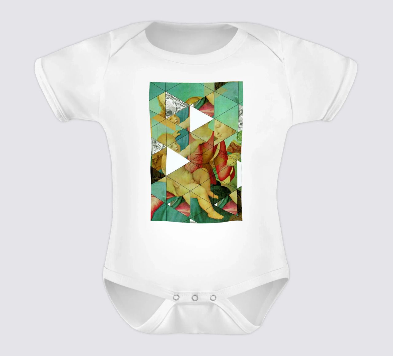 Raphael´s Mother&Child get mixed short-sleeve baby romper by Marko Köppe