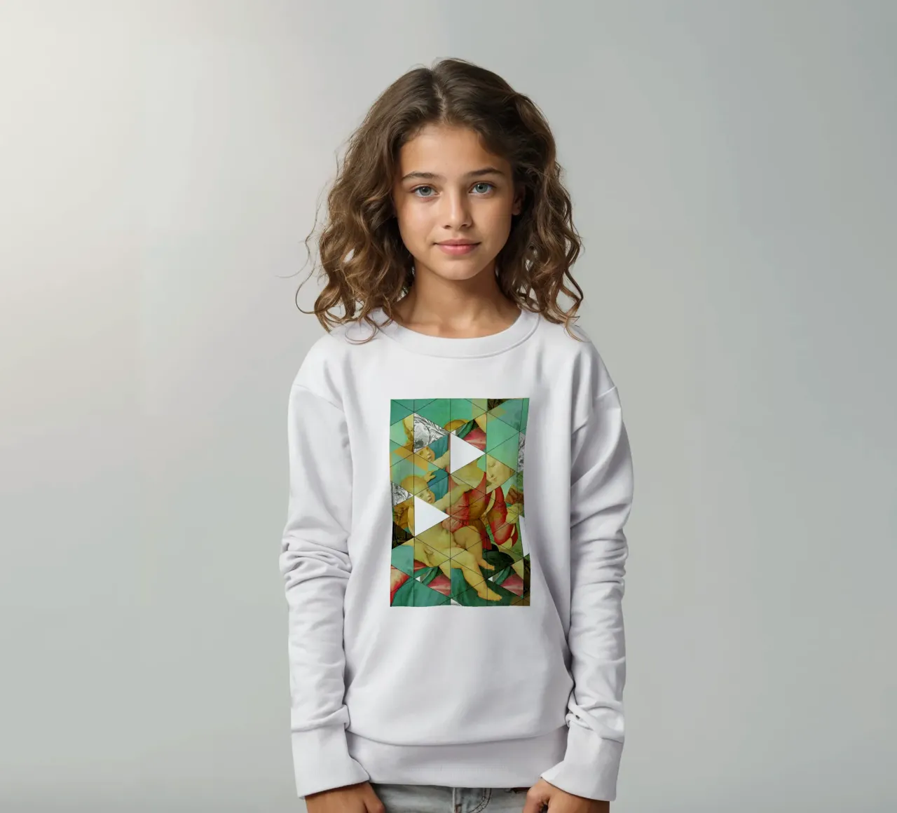 Raphael´s Mother&Child get mixed kids sweatshirt by Marko Köppe