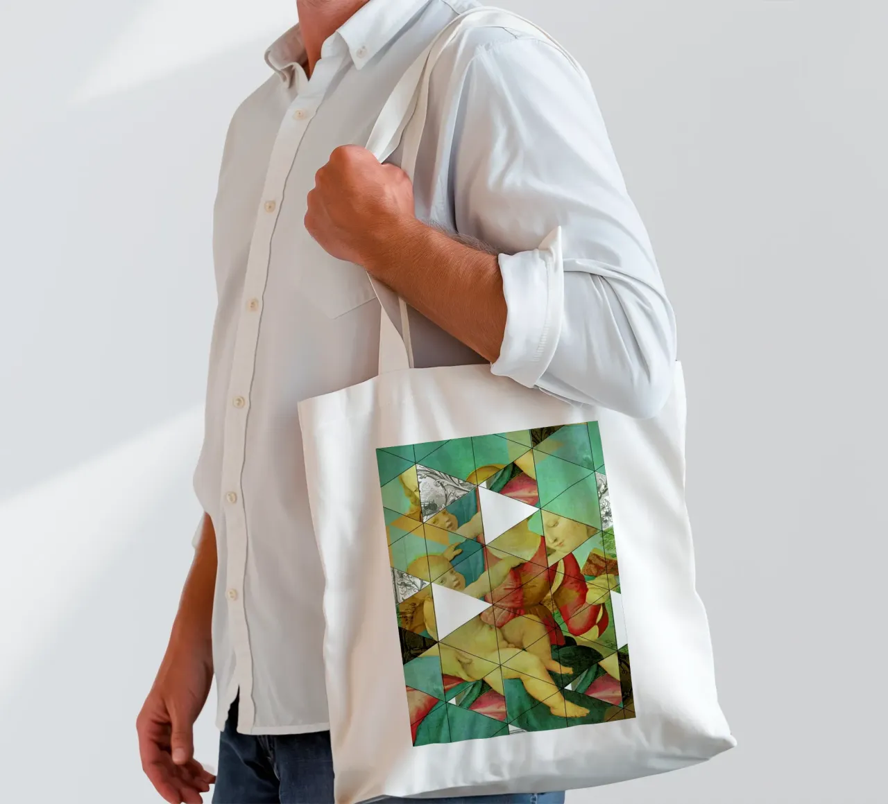 Raphael´s Mother&Child get mixed borsa in juta da Marko Köppe