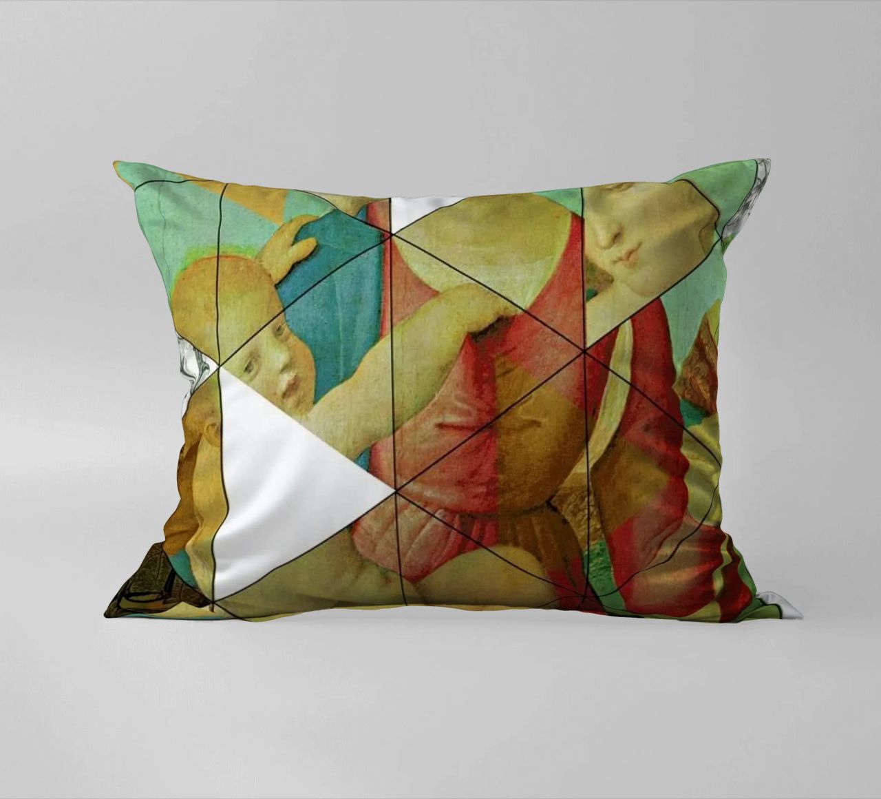Raphael´s Mother&Child get mixed decorative cushion by Marko Köppe