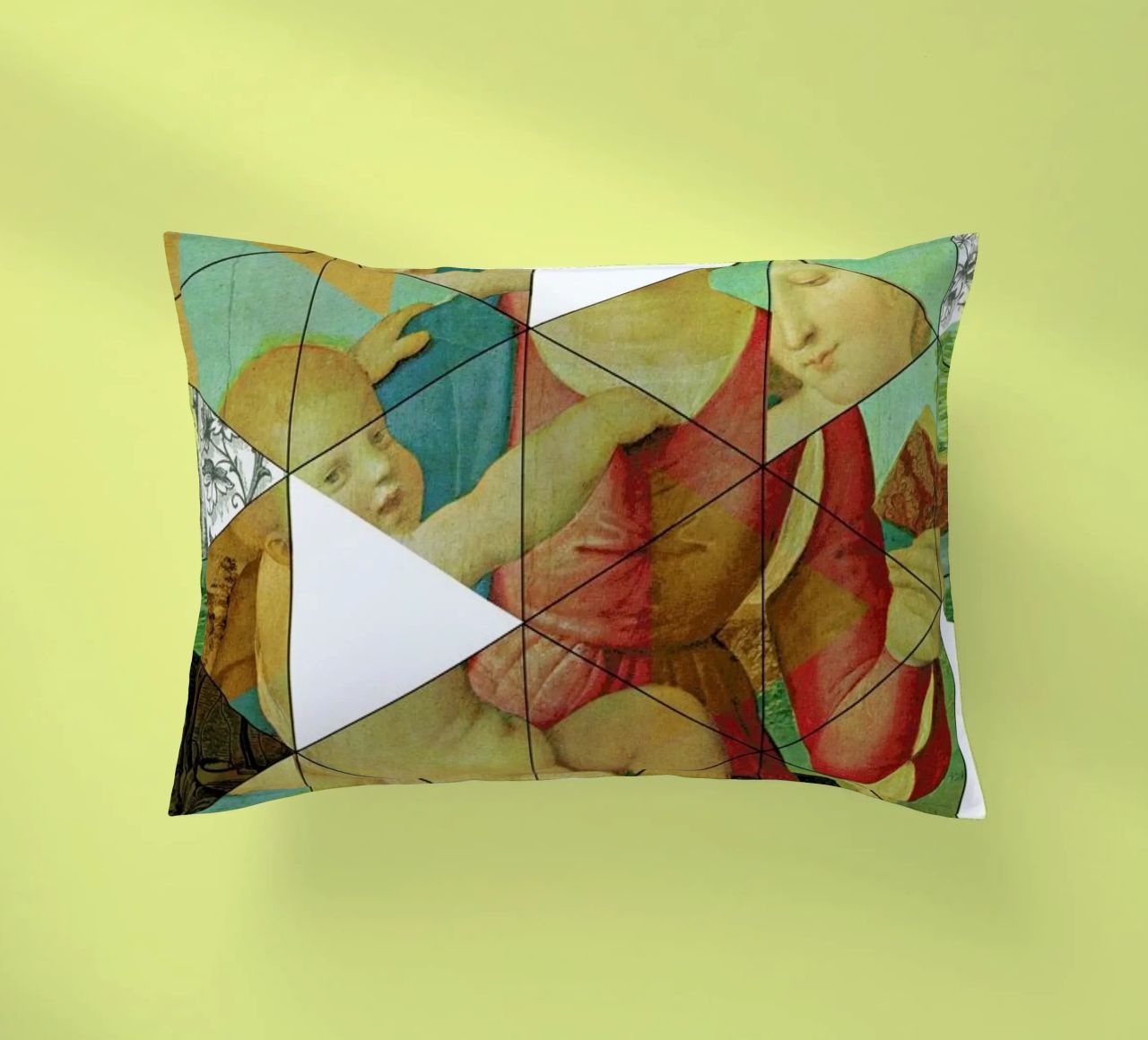 Raphael´s Mother&Child get mixed decorative cushion by Marko Köppe