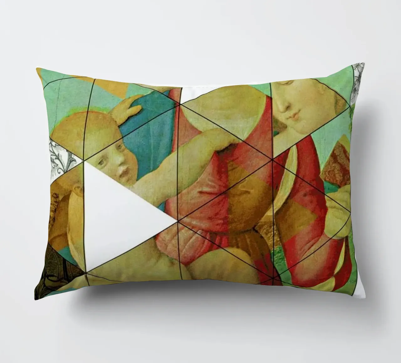 Raphael´s Mother&Child get mixed cuscino da Marko Köppe