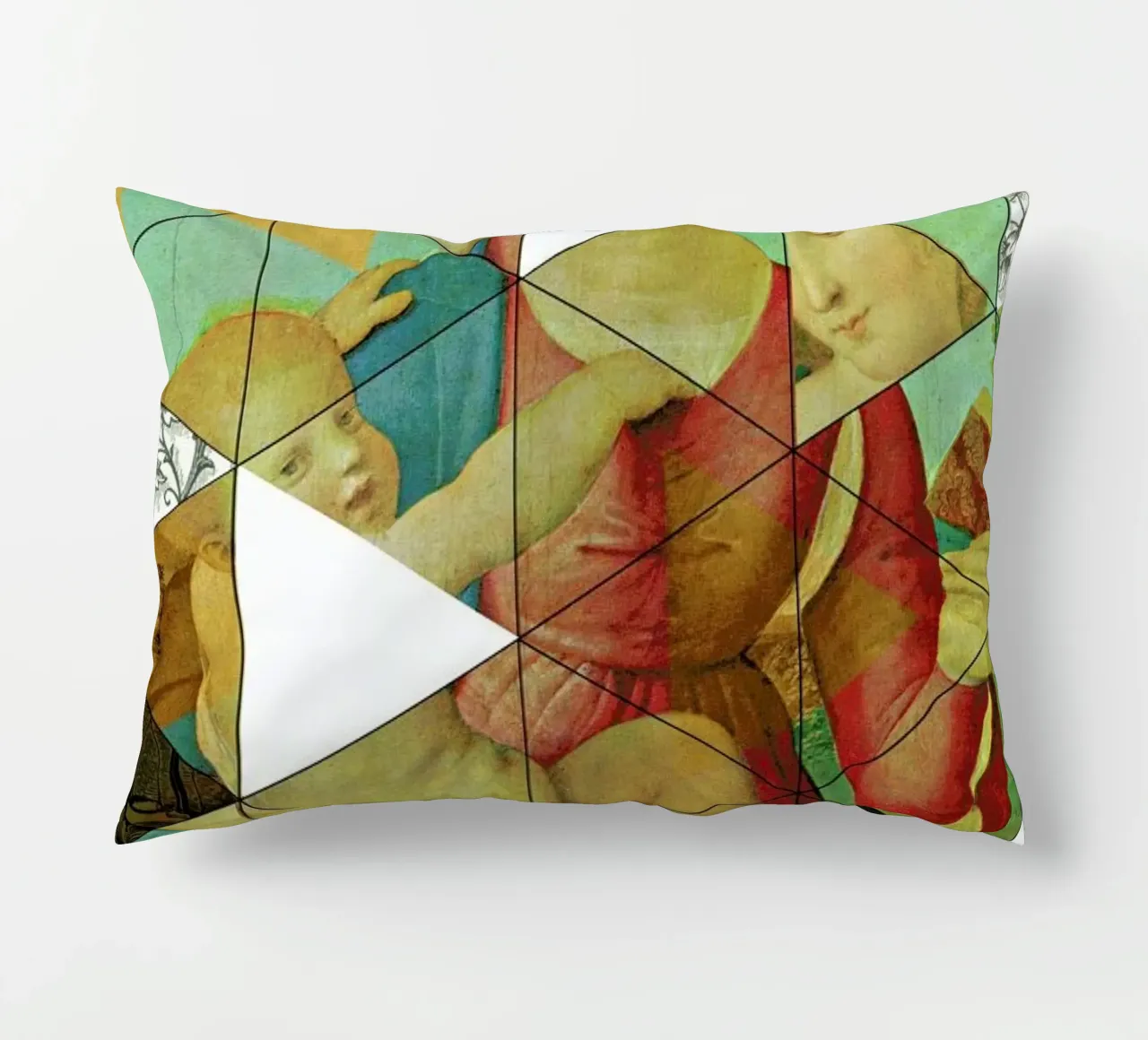 Raphael´s Mother&Child get mixed cuscino da Marko Köppe