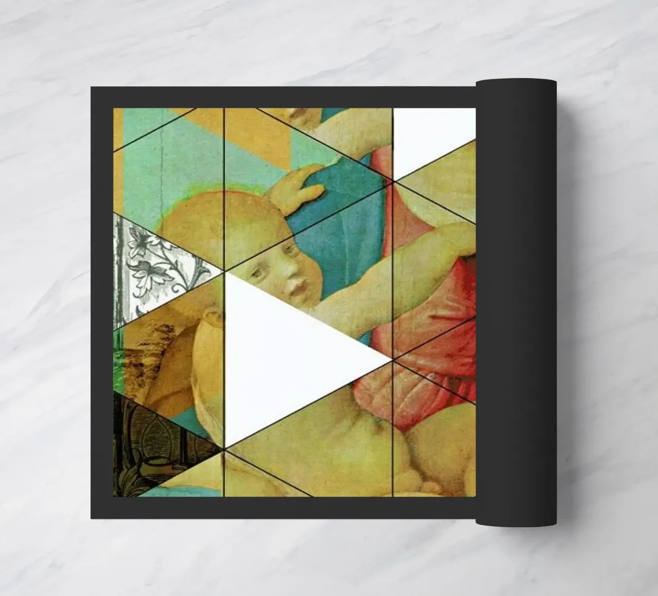 Raphael´s Mother&Child get mixed Fußmatte von Marko Köppe
