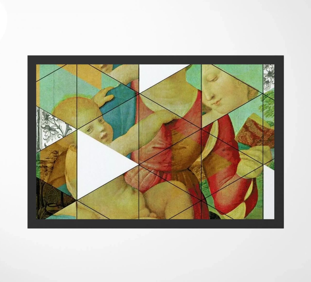 Raphael´s Mother&Child get mixed doormat by Marko Köppe