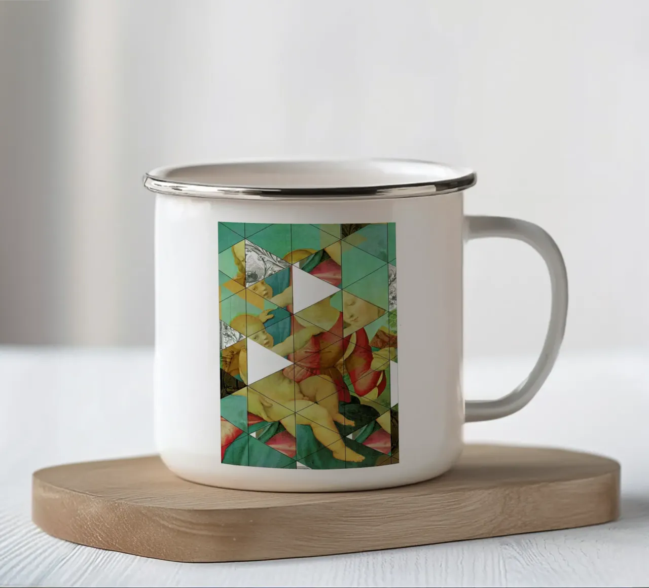 Raphael´s Mother&Child get mixed mug en émail de Marko Köppe