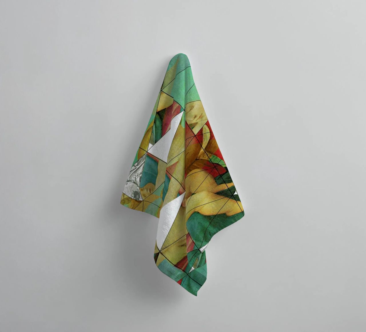 Raphael´s Mother&Child get mixed towel by Marko Köppe