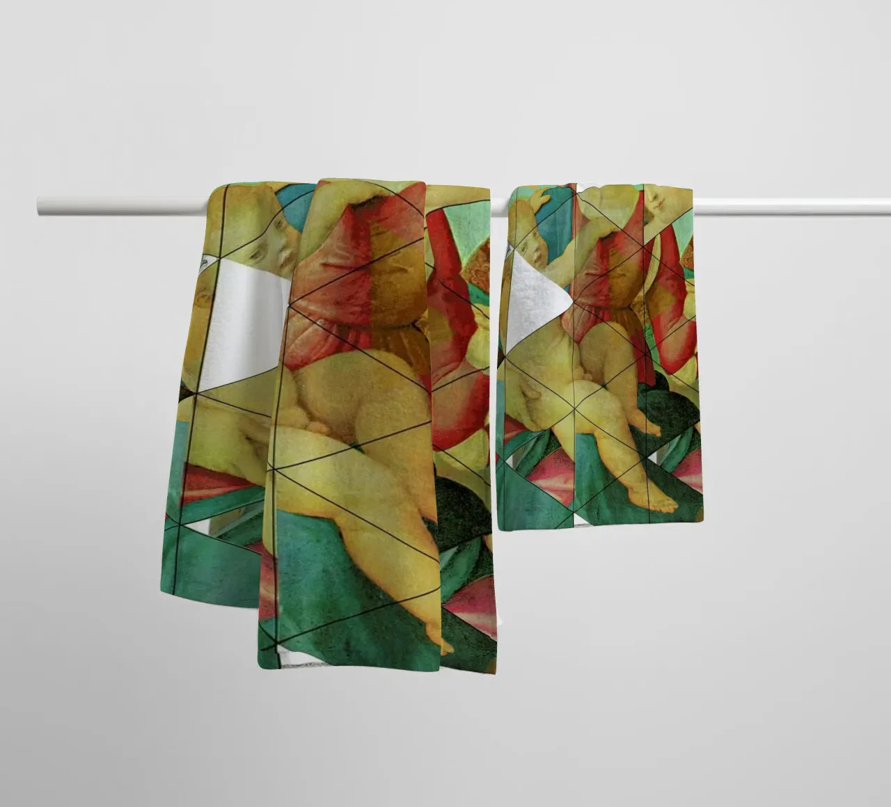 Raphael´s Mother&Child get mixed towel by Marko Köppe