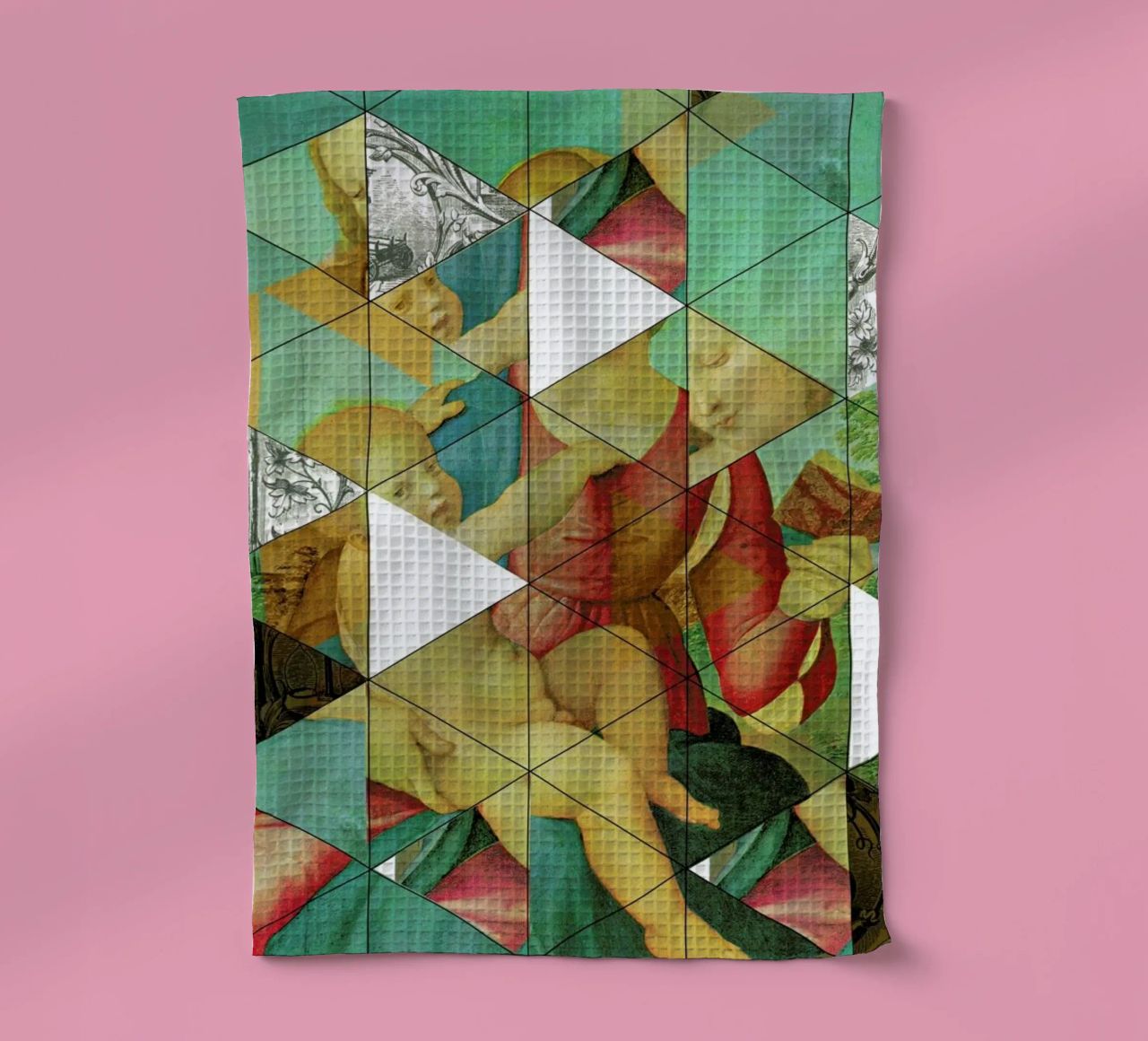Raphael´s Mother&Child get mixed tea towel by Marko Köppe