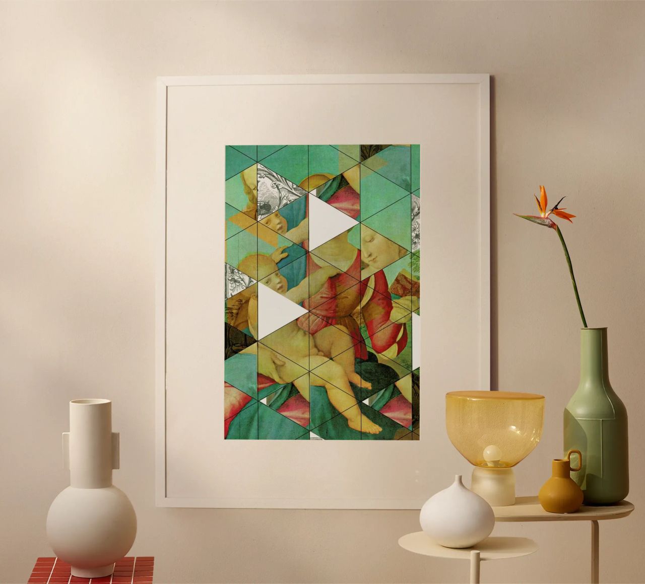 Raphael´s Mother&Child get mixed poster by Marko Köppe
