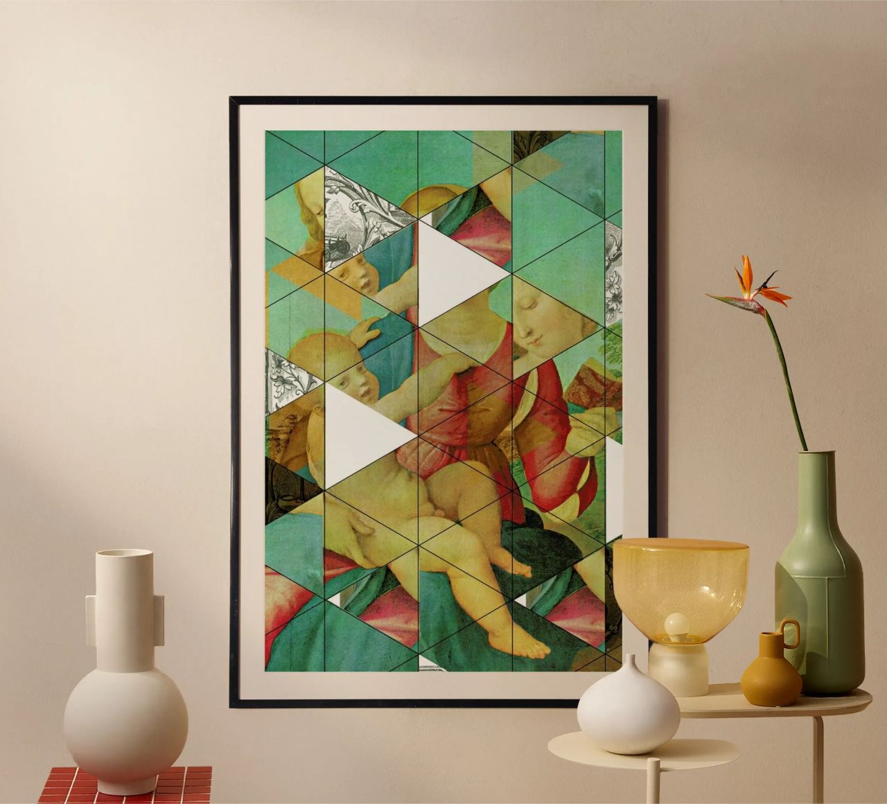 Raphael´s Mother&Child get mixed poster by Marko Köppe