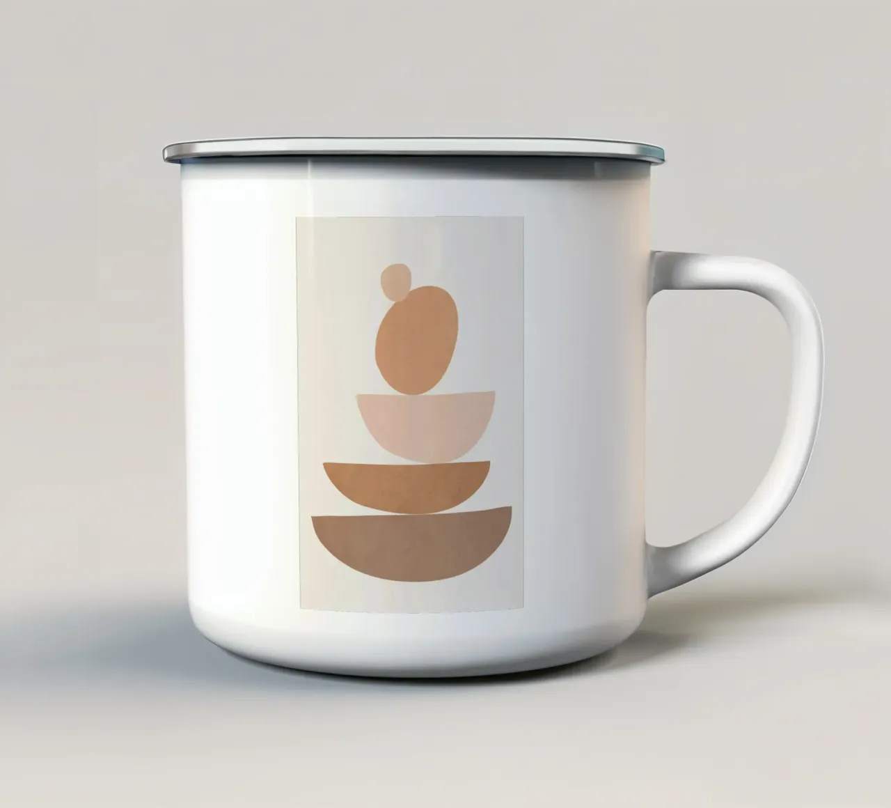 Balancing Elements I Emaille Tasse von cityart