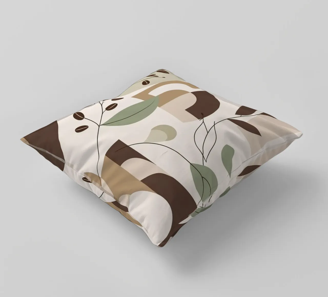 Design minimalista nei toni della terra cuscino da cofa home