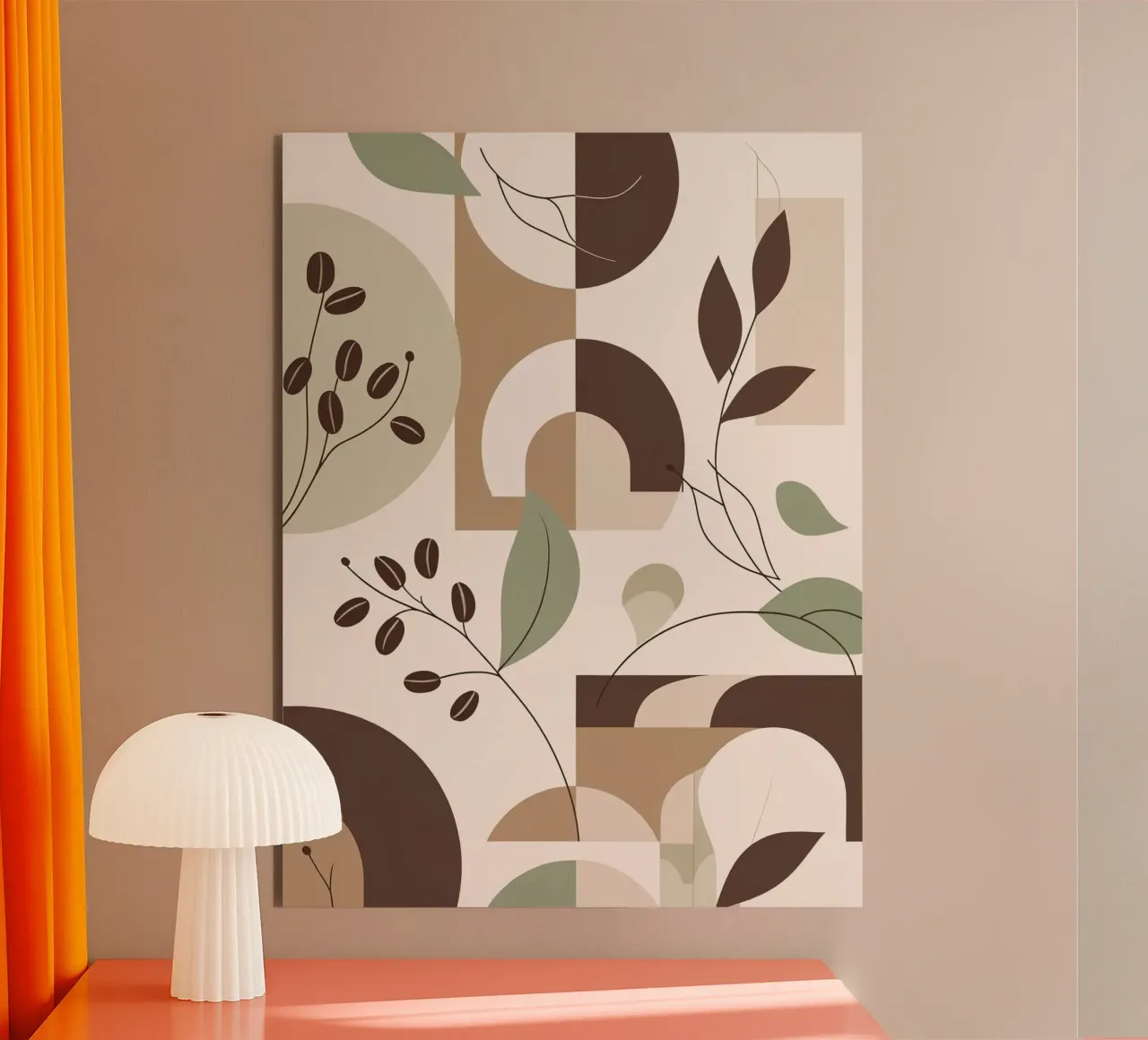 Design minimalista nei toni della terra alluminio dibond da cofa home