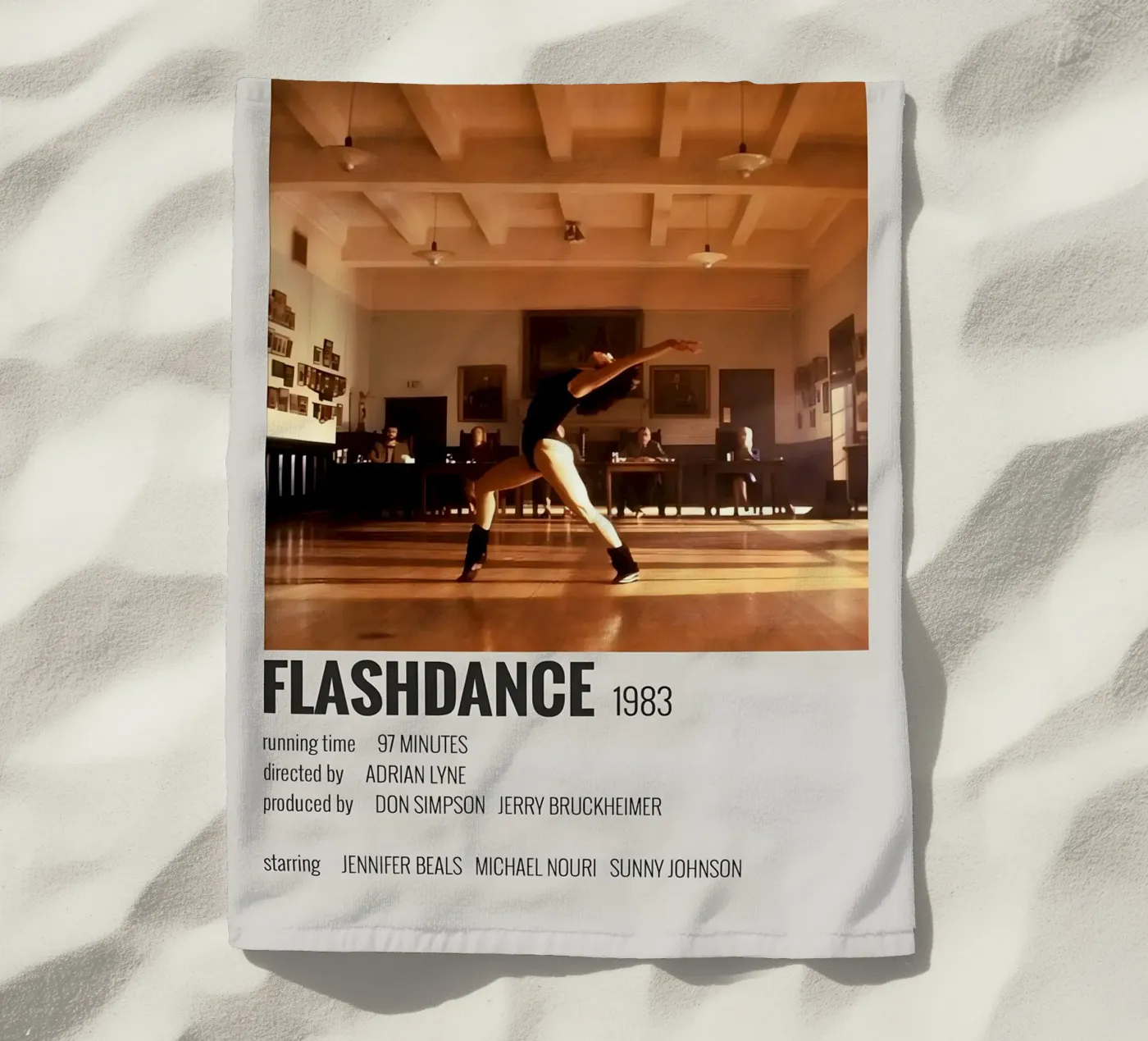 FLASHDANCE 1983 telo mare da MVFminimalist