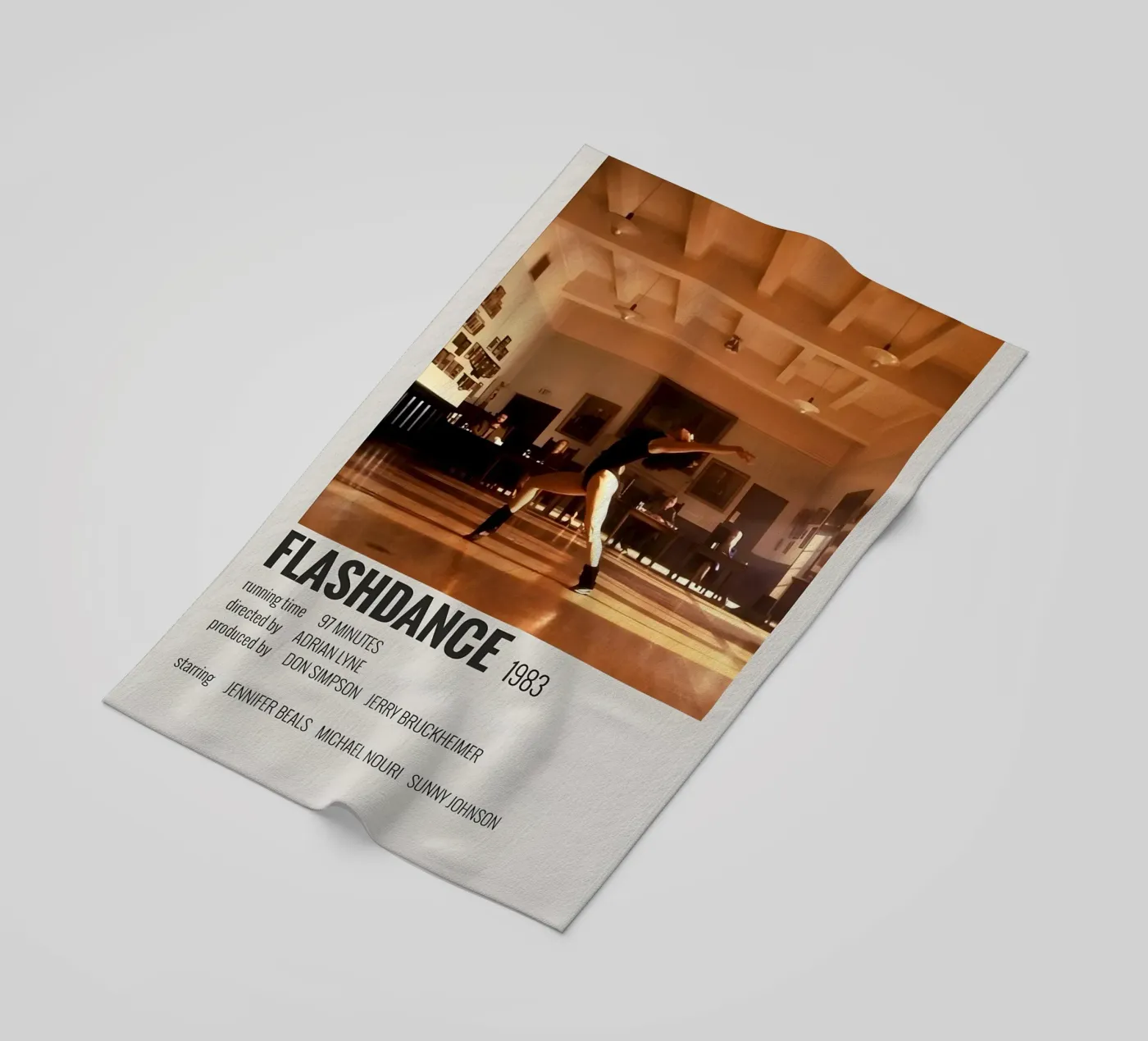 FLASHDANCE 1983 telo mare da MVFminimalist