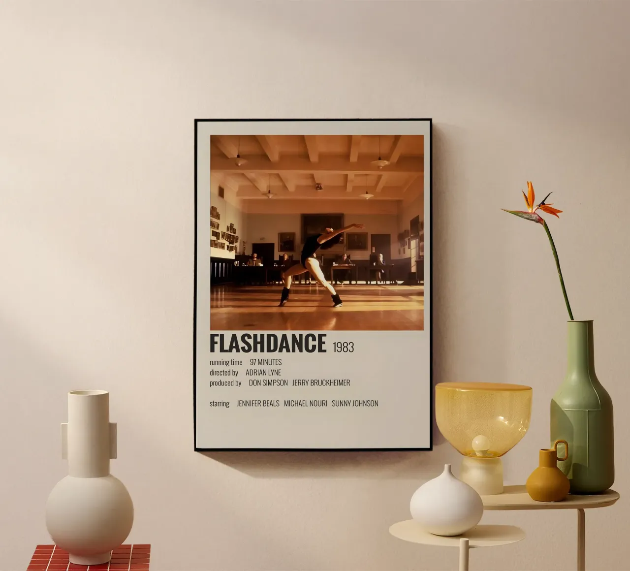 FLASHDANCE 1983 plexiglass da MVFminimalist