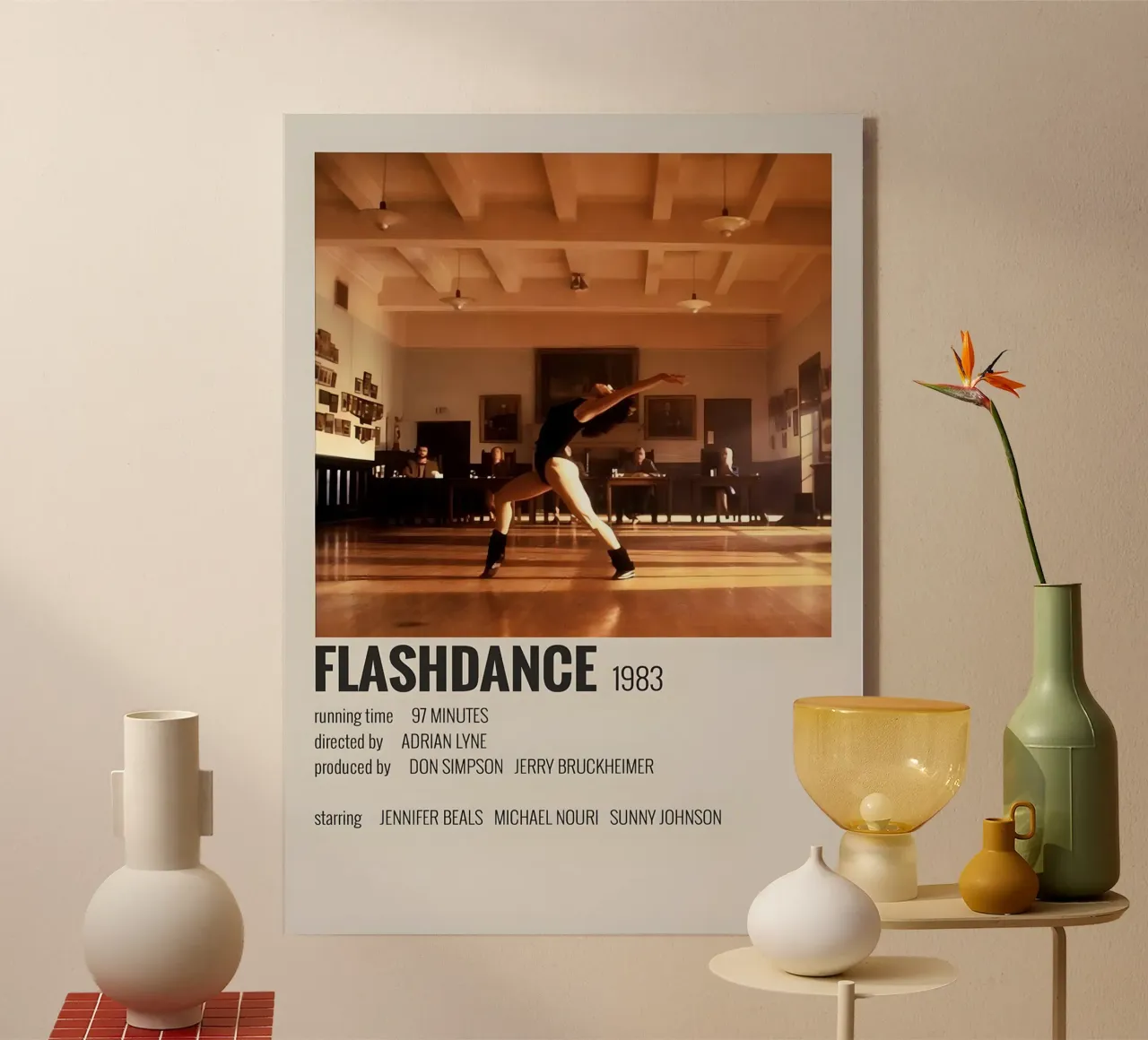 FLASHDANCE 1983 plexiglass da MVFminimalist